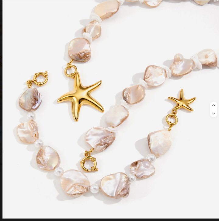 Choker Conchas Con Estrella De Mar