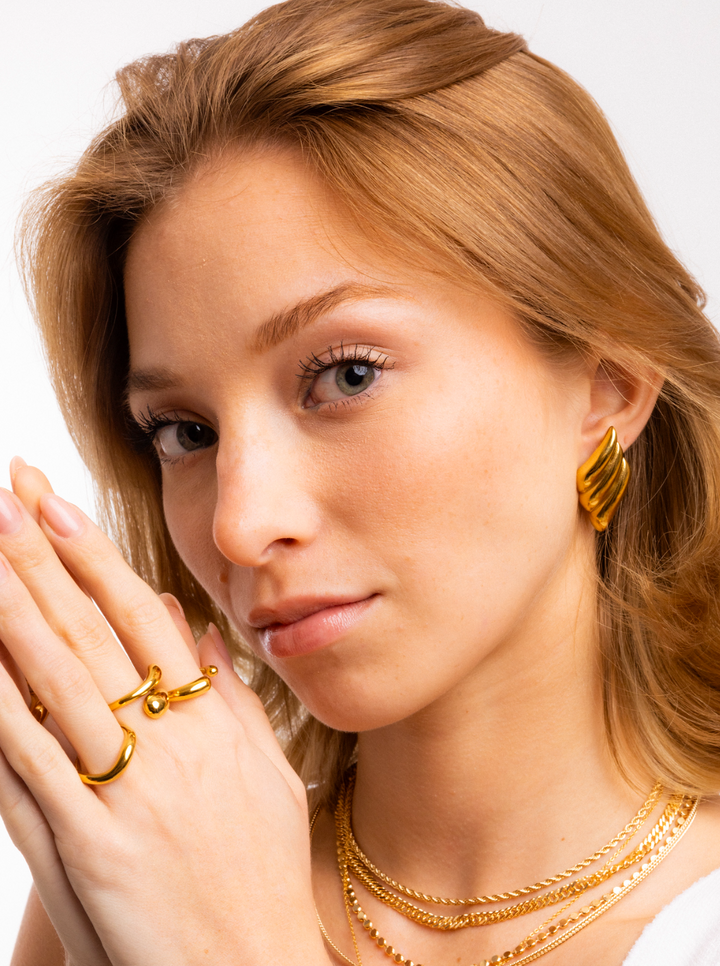 Par Arete Ala Trenzado