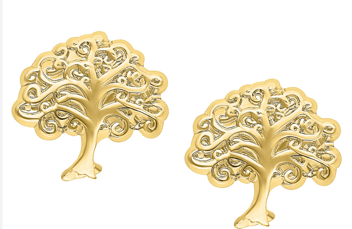 Broquel Arbol De La Vida Oro 10k