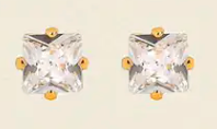 Par Arete Mini Zirconia 4 mm