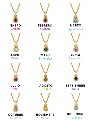 Collar Birthstone Redondo
