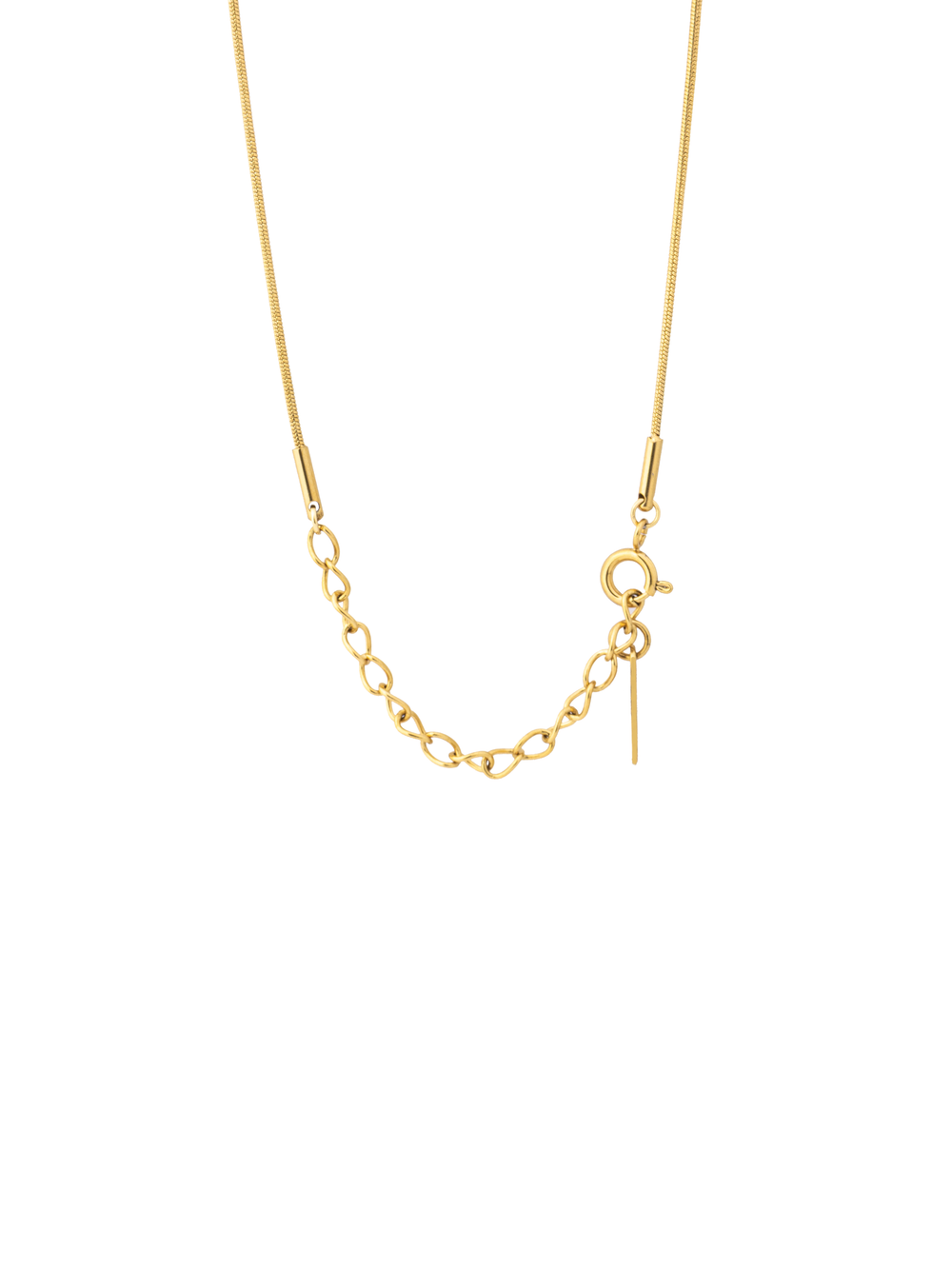 Collar Dije Zirconia Con Bisel