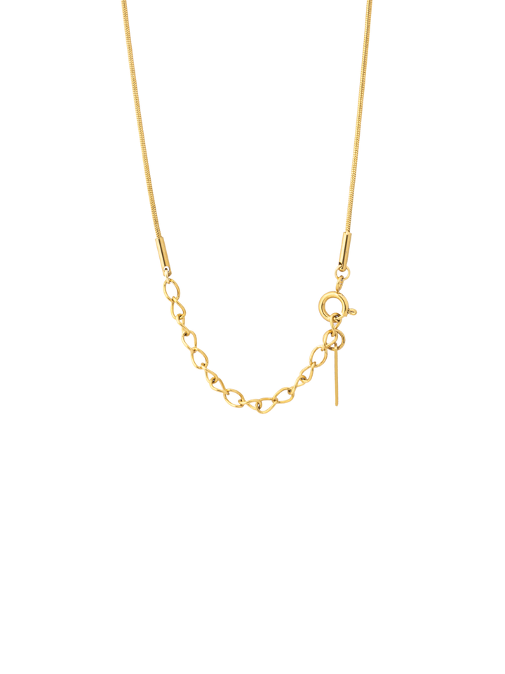 Collar Dije Zirconia Con Bisel