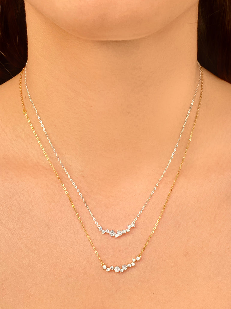 Collar Con ZigZAg Zirconias