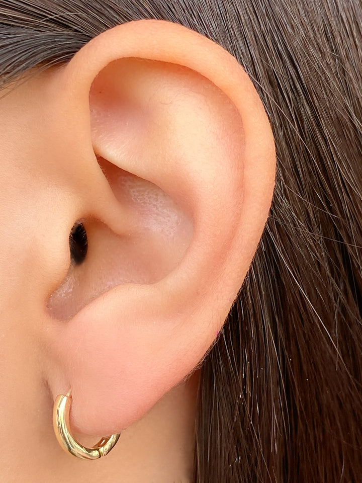 Par Arracada Lisa 12 mm