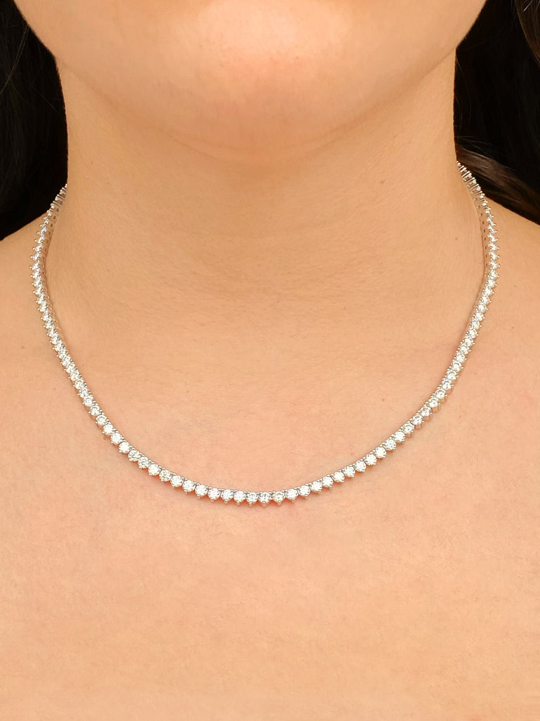 Collar Tennis Moissanita 13.8 CT