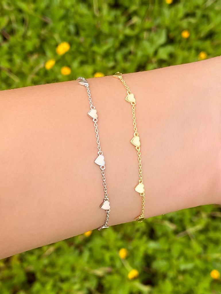 Pulsera Mini Corazones