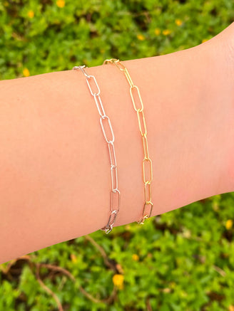 Pulsera Eslabon Tipo Clip 10 mm