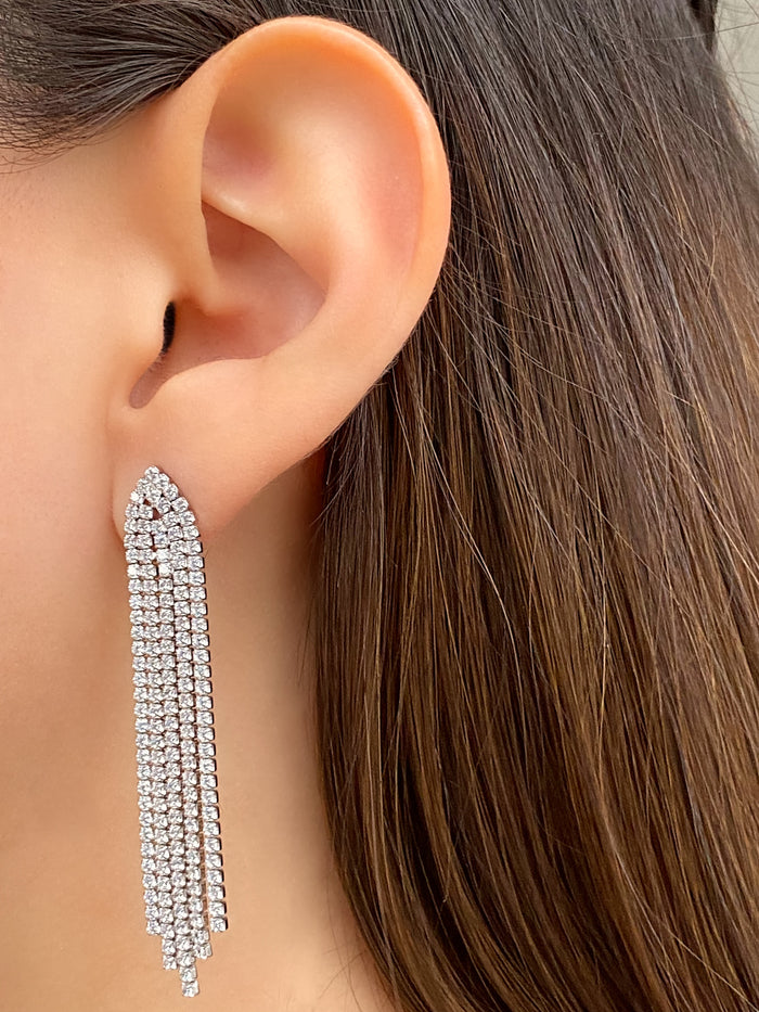 Par Arete Tiras Zirconias