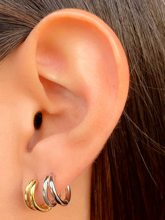 Arracada Doble 11 mm