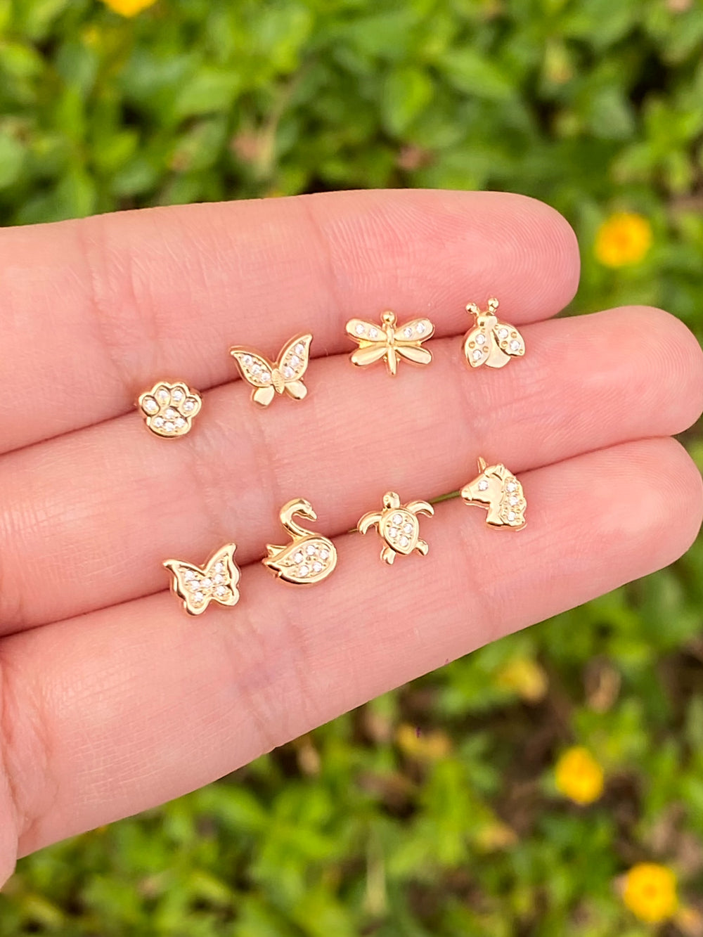 Broquel Animales Oro 14k