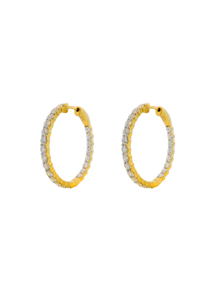 Par Arracadas 1 Ct Diamantes Lab Grown