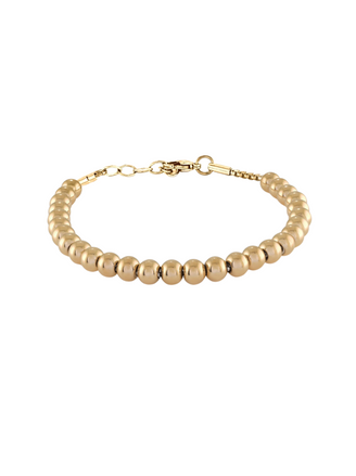 Pulsera Bolitas Doradas