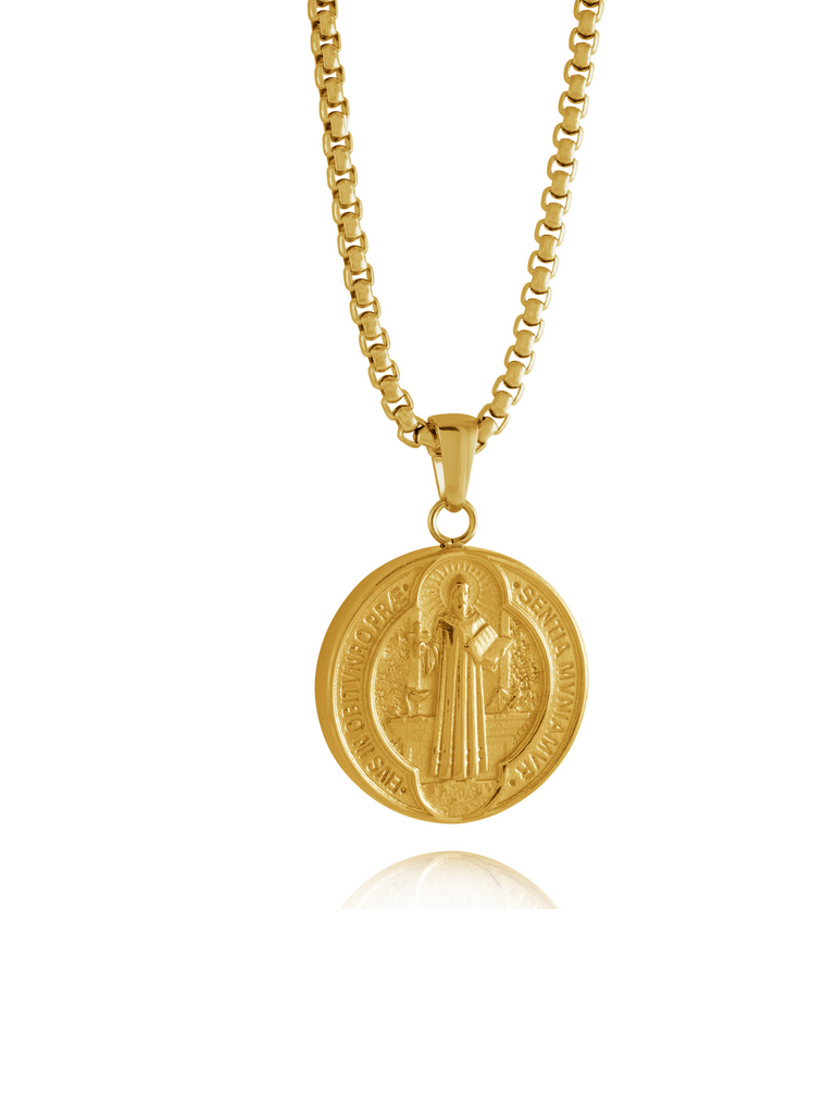 Collar Medalla San Benito