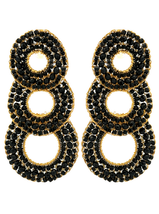 Par Tres Circulos Negros