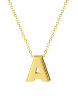 Collar Inicial Oro 14k