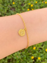 Pulsera Cadena Trenzada 2 mm Con San Benito
