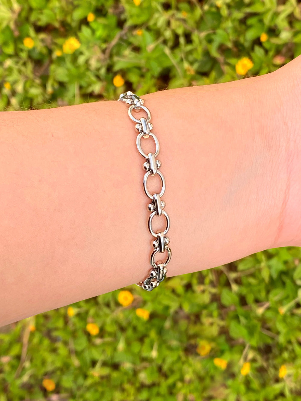 Pulsera Ovalos Enlazados