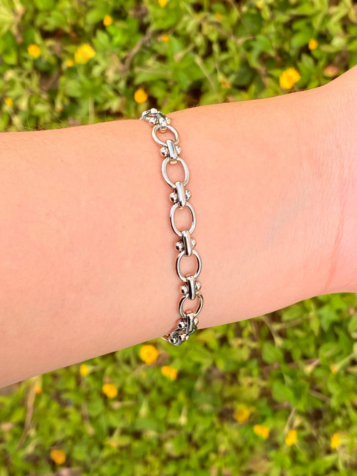 Pulsera Ovalos Enlazados