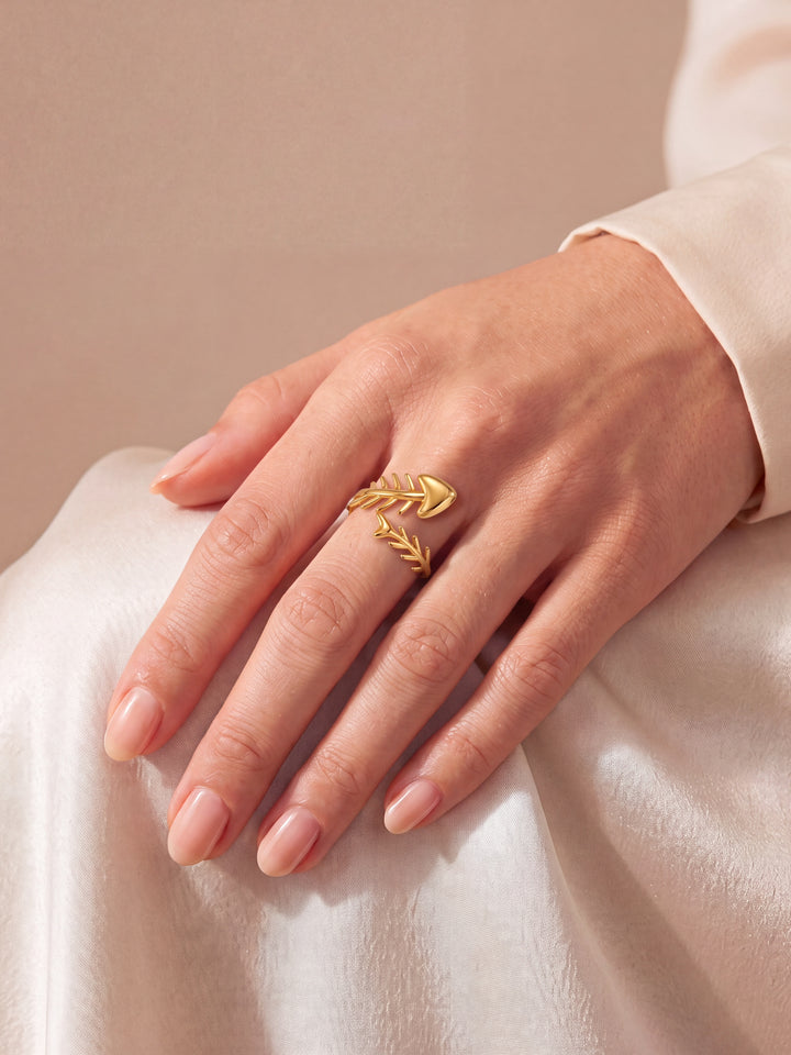 Anillo Semi Ajustable Pez