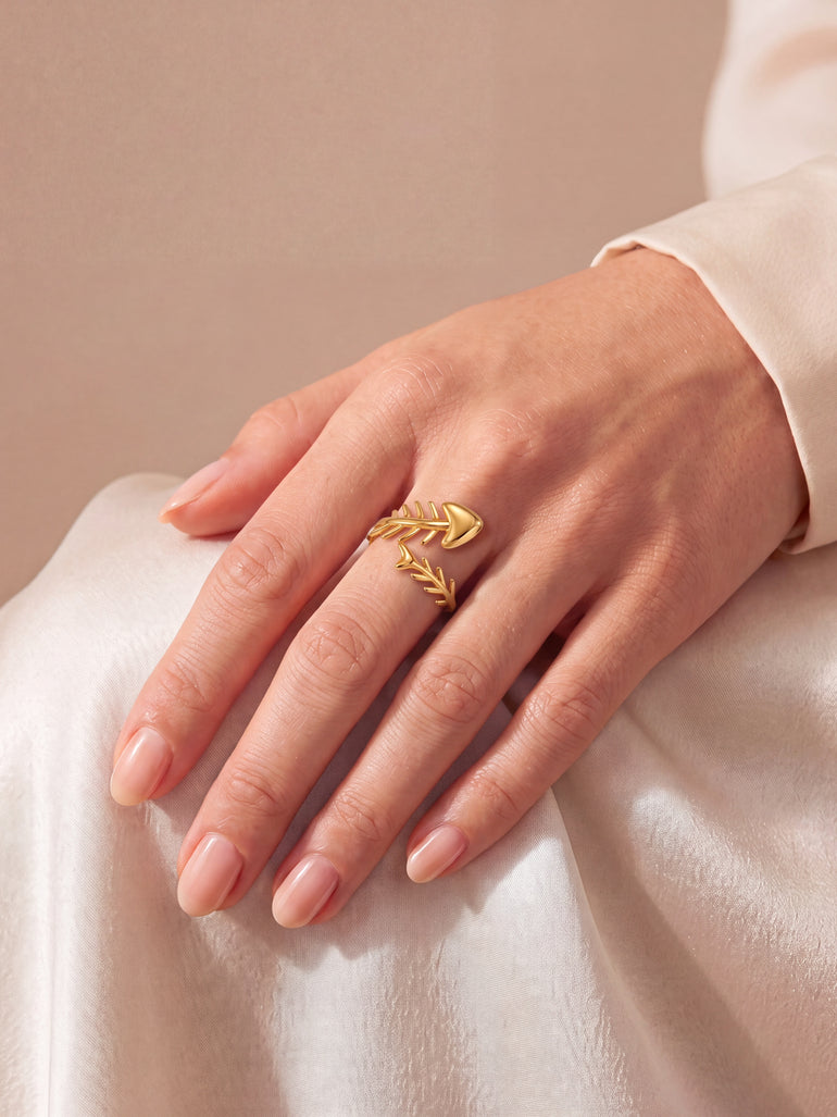 Anillo Semi Ajustable Pez