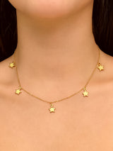 Collar Dorado Cinco Estrellas