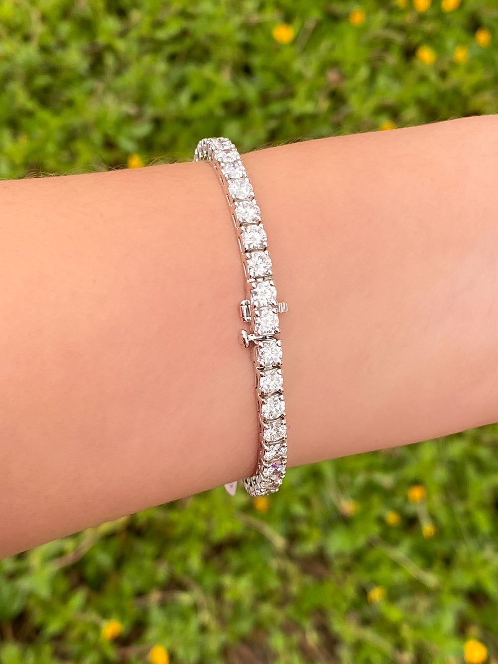 Tennis Bracelet 10 Ct Diamantes Lab Grown
