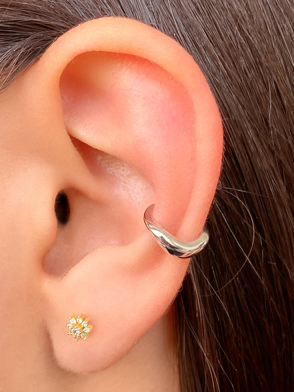 Ear Cuff Irregular Delgado