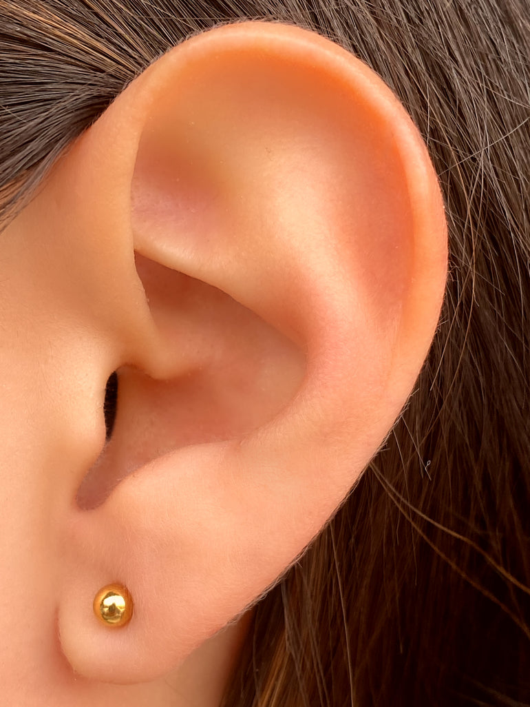 Par Arete Mini Bolita Lisa