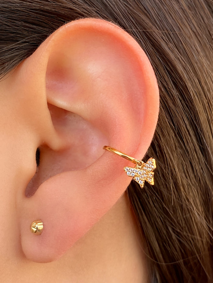 Ear Cuff con Mariposa