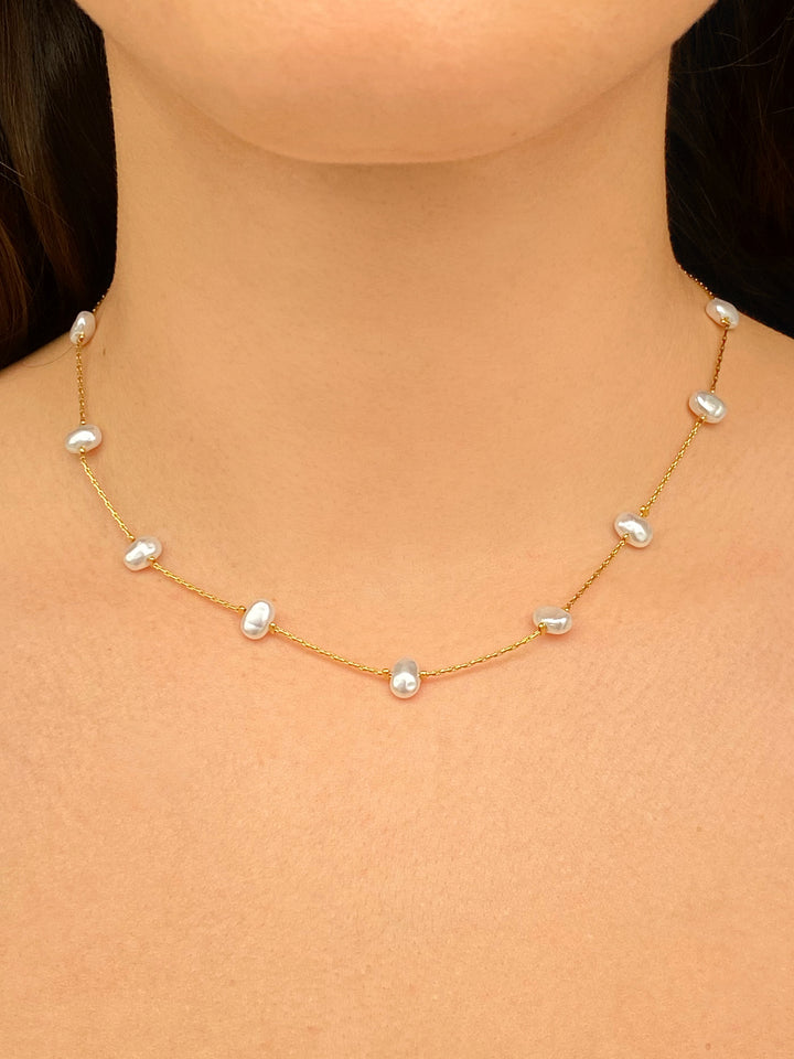 Collar Con Perlitas