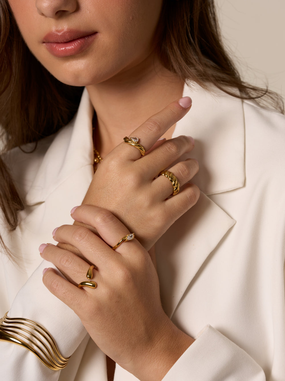 Anillo Con Zirconia Marquesa