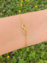 Pulsera Infinito Dorada