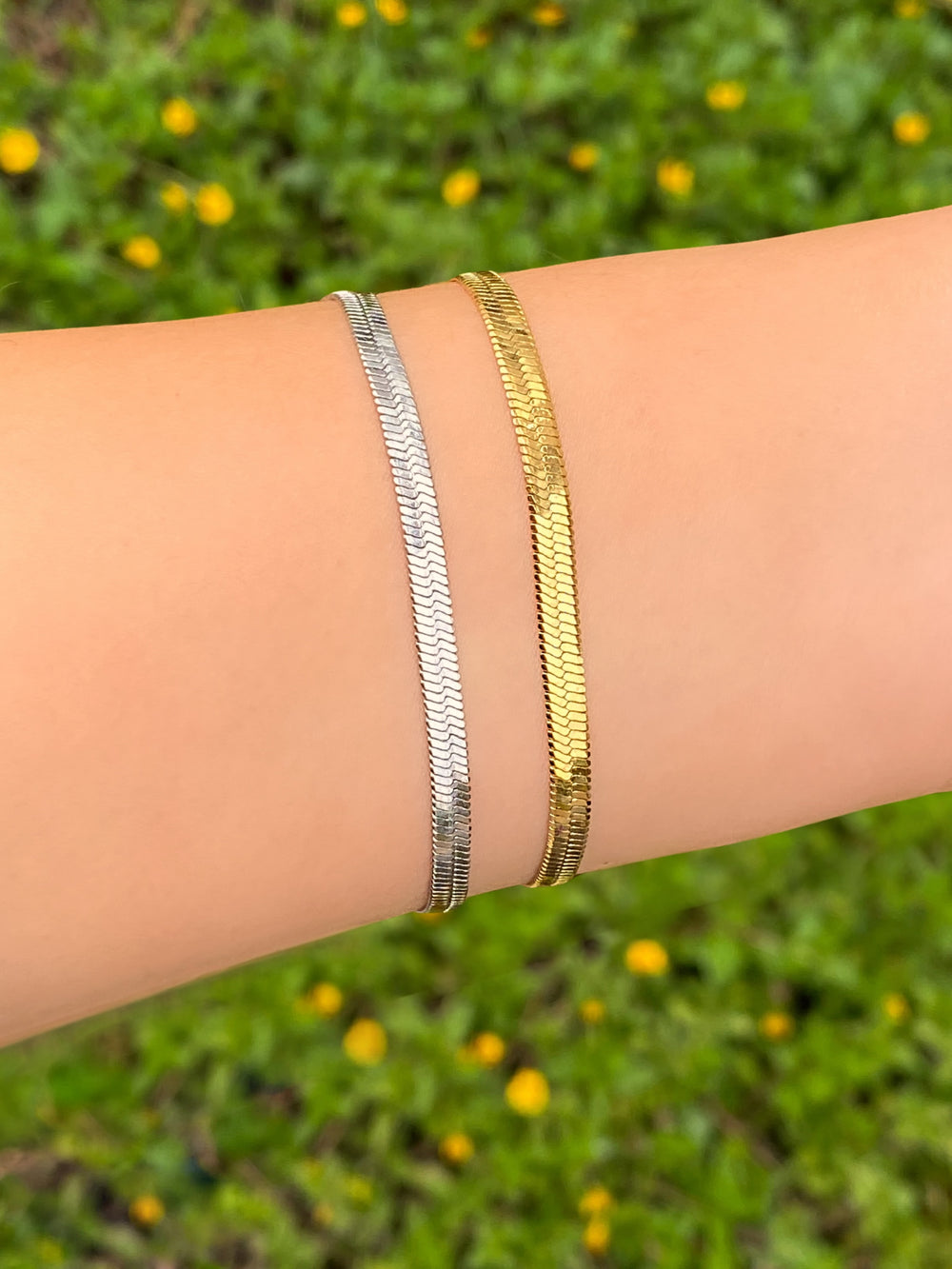 Pulsera Planchada 4 mm