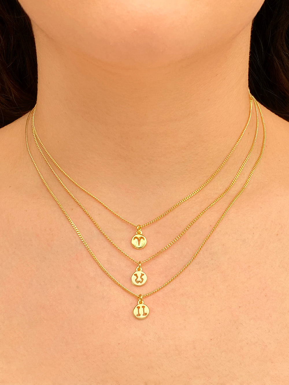 Collar Mini Dije Signo Zodiacal