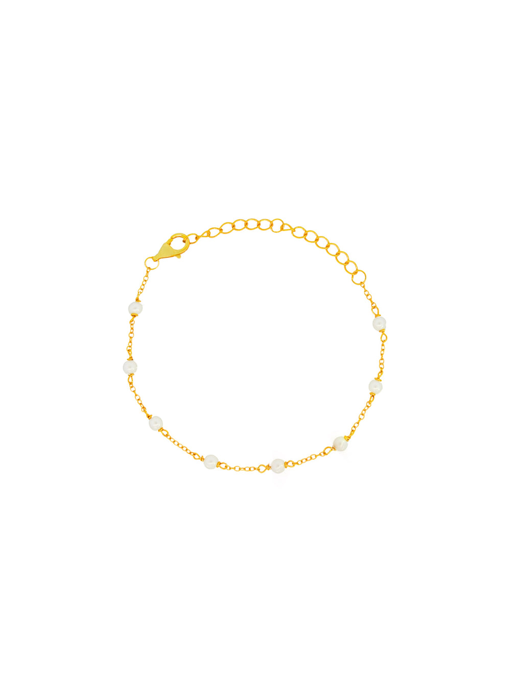 Pulsera Con Perlitas