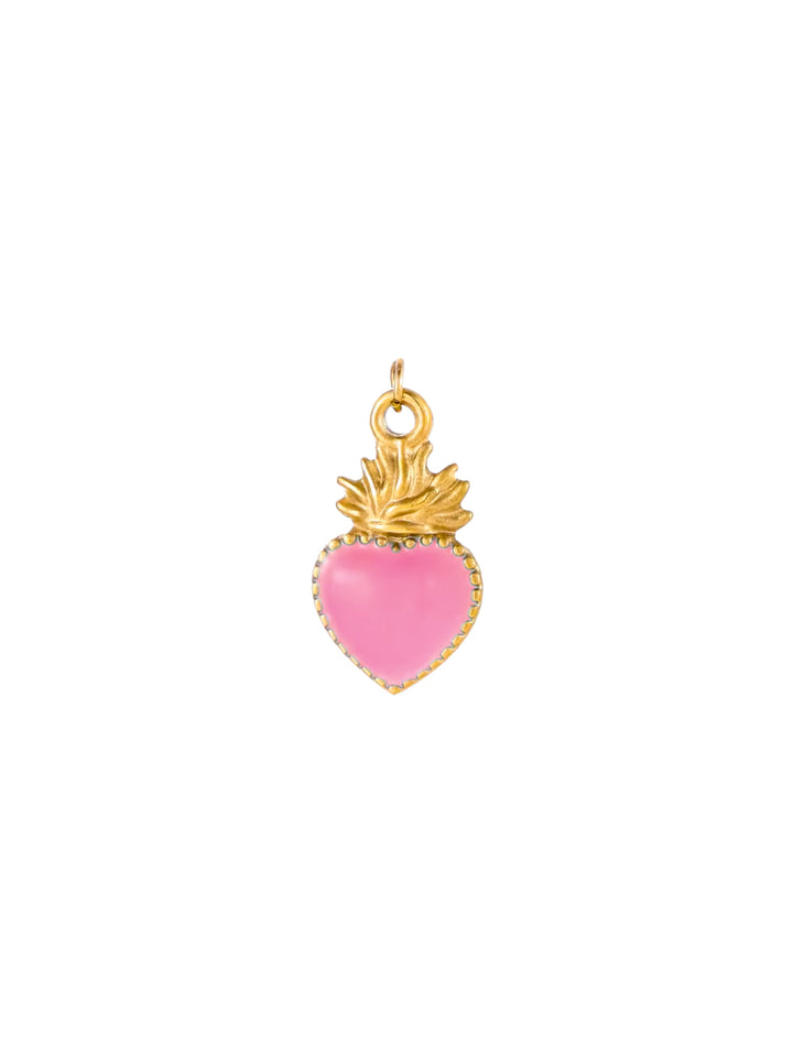 Dije Sagrado Corazon Rosa