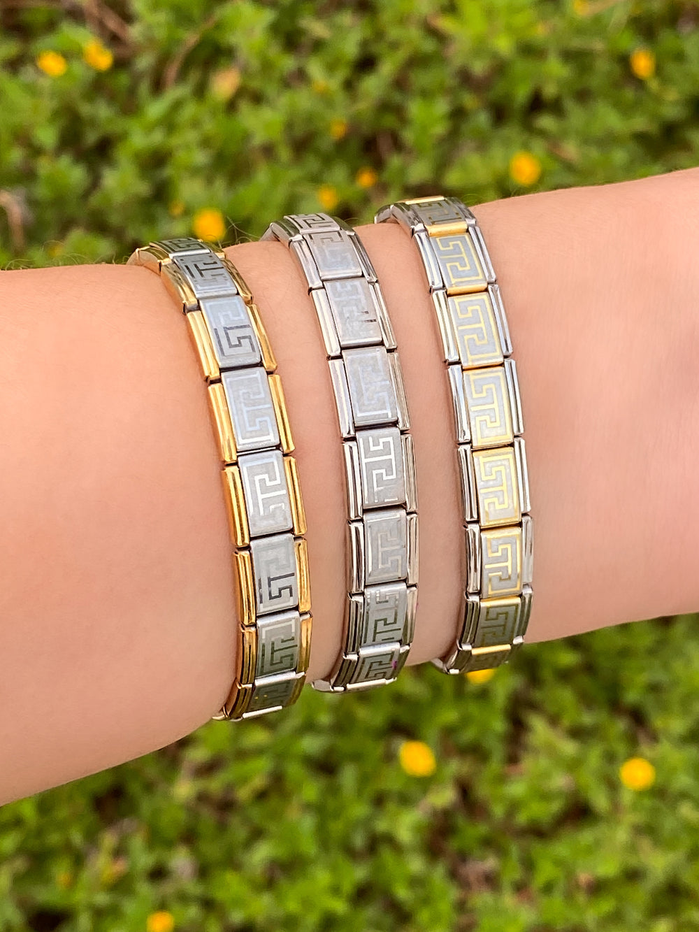 Pulsera Italiana Con Patron Griego