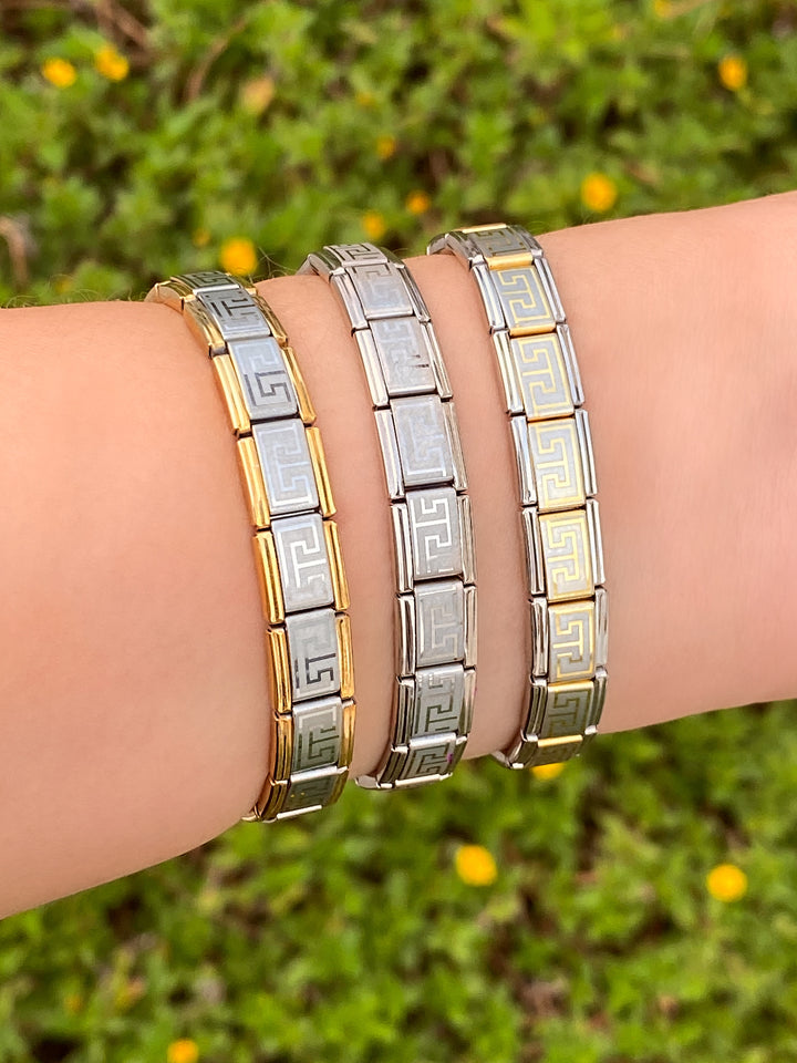 Pulsera Italiana Con Patron Griego