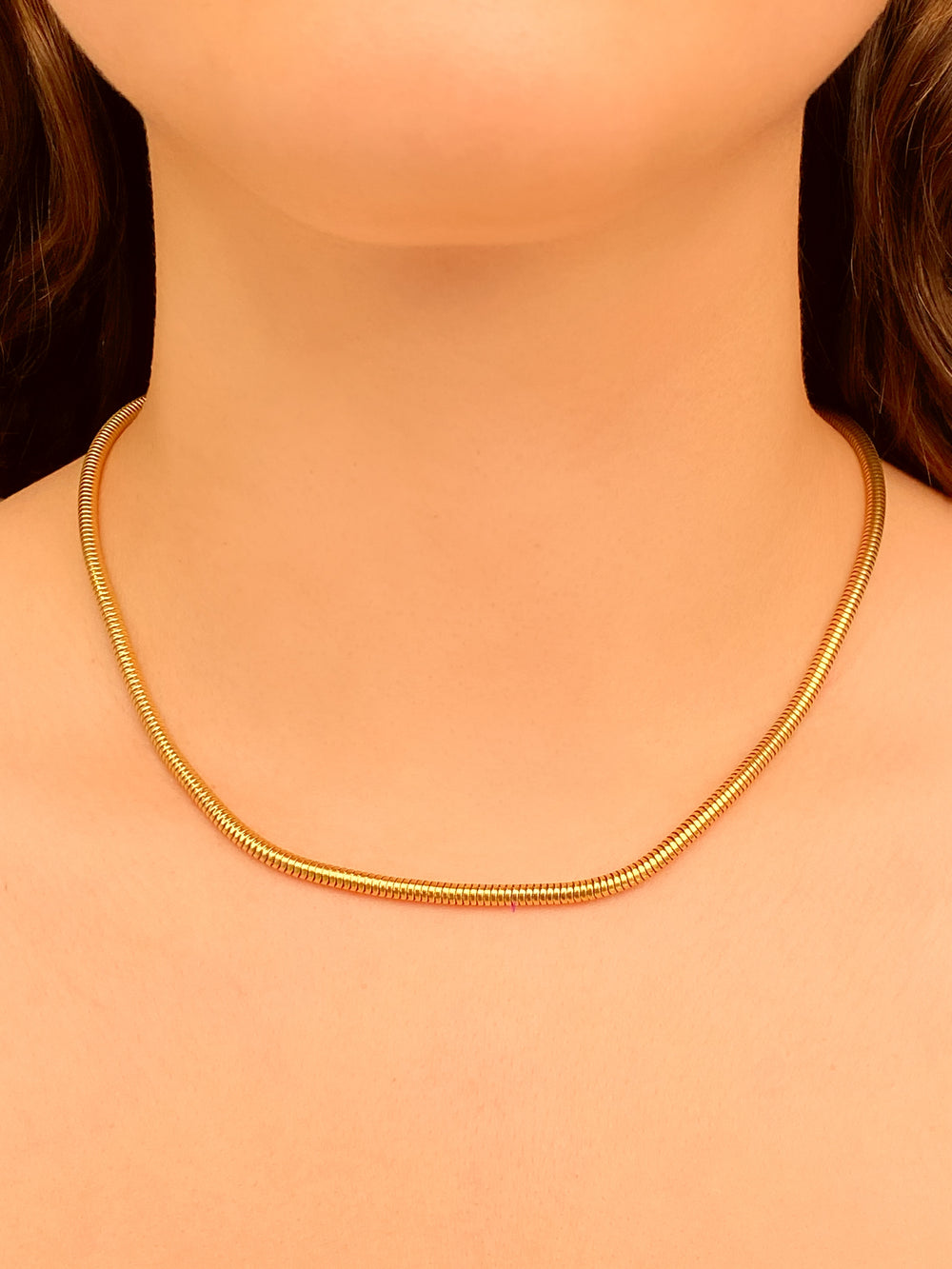 Cadena De Serpiente Redonda