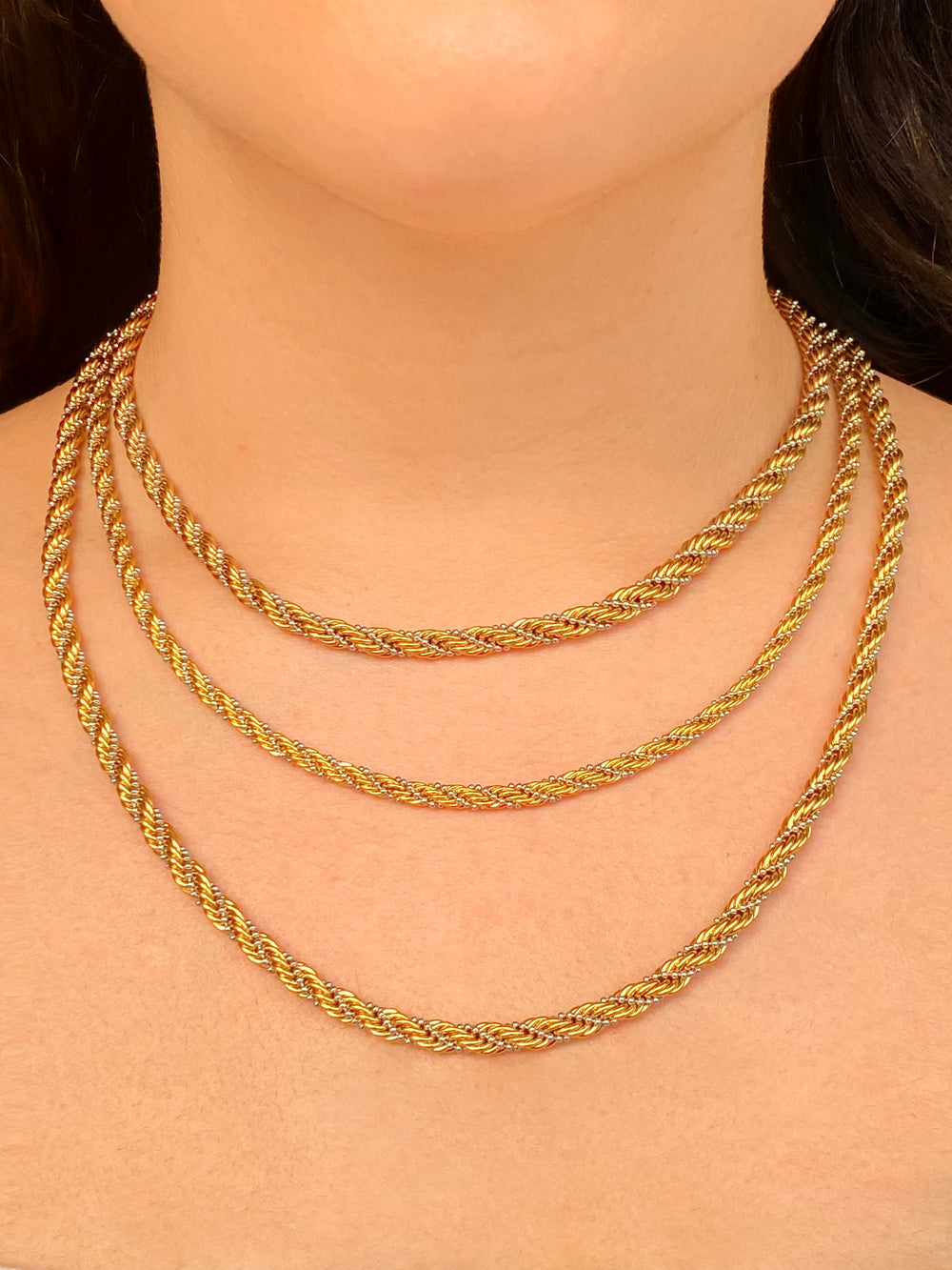 Collar Trenzado Combinado