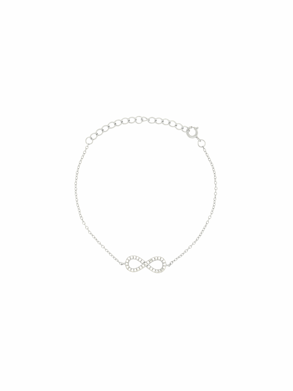 Pulsera Infinito Con Zirconias