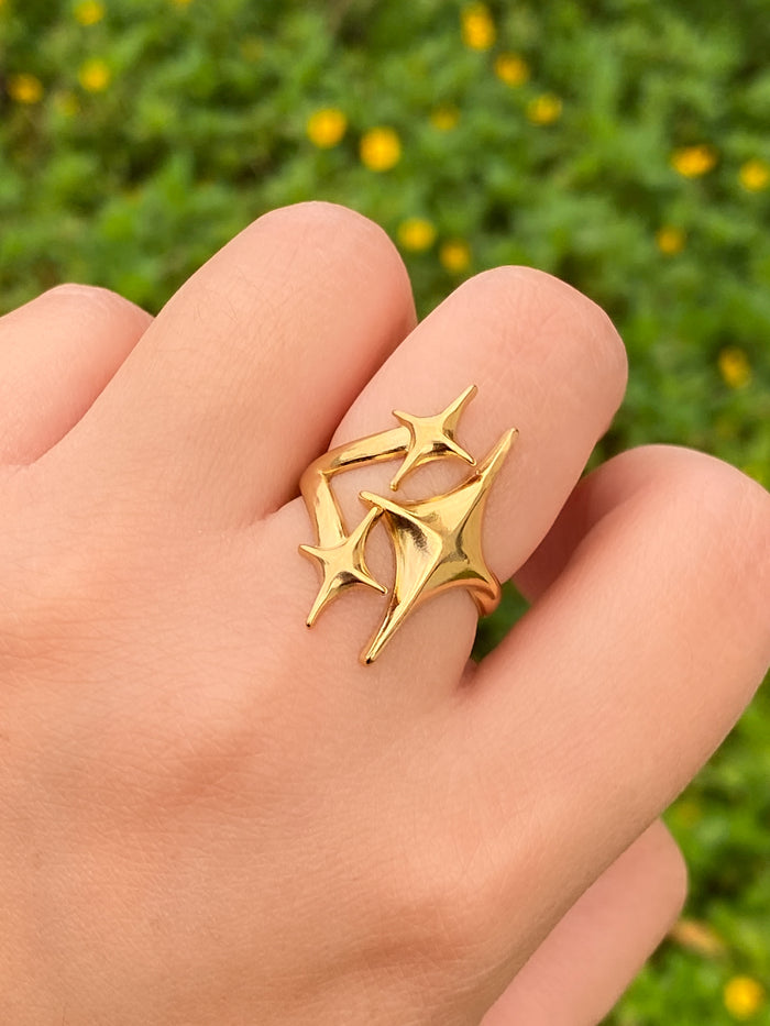 Anillo Triple Estrella