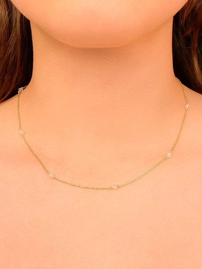 Collar De Piedras Cristal