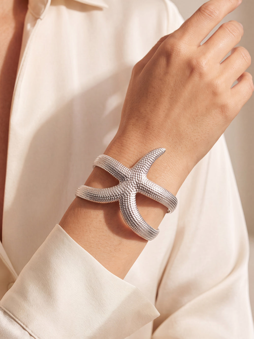 Brazalete Estrella De Mar Chunky