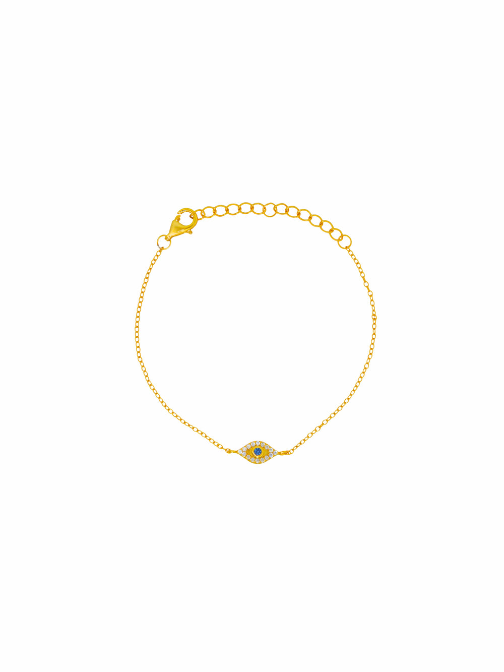 Pulsera Ojo Con Zirconias