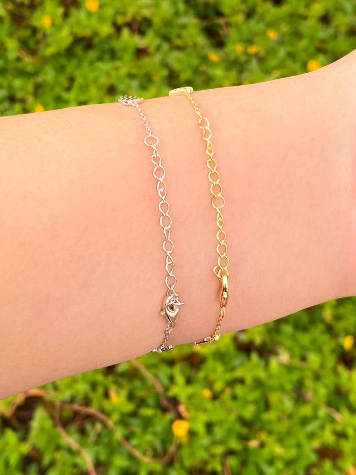 Pulsera Corazones Con Zirconias