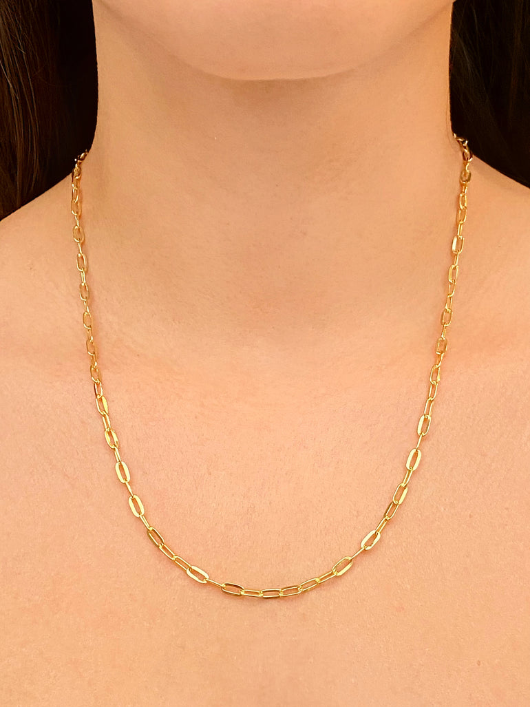 Cadena Tipo Clip Oro 14k