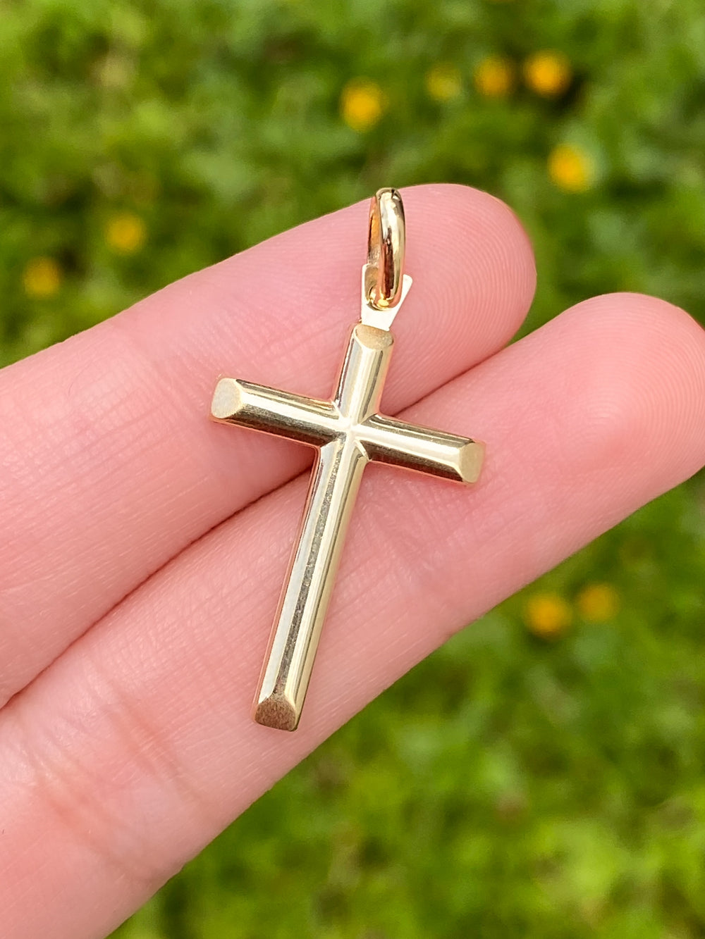 Dije Cruz Gruesa Oro 14k