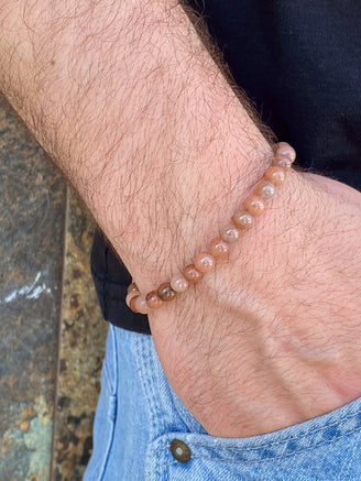 Pulsera Pieda Morganita 6 mm